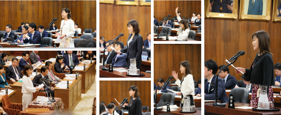 岡野純子質疑中写真